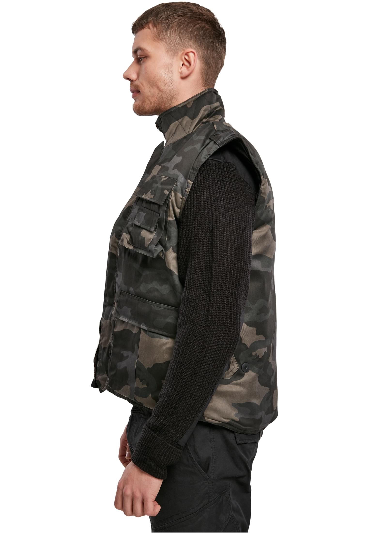 Jagd- Und Anglerweste Rangerweste Securityweste dark camo