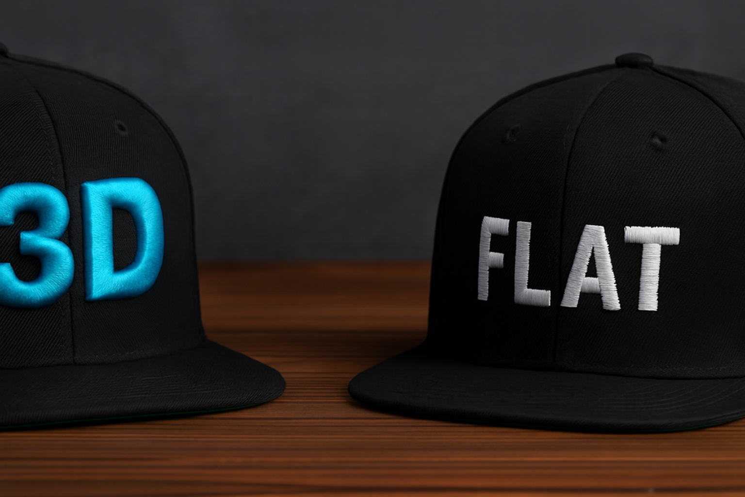 3D Stickerei vs Flachstickerei