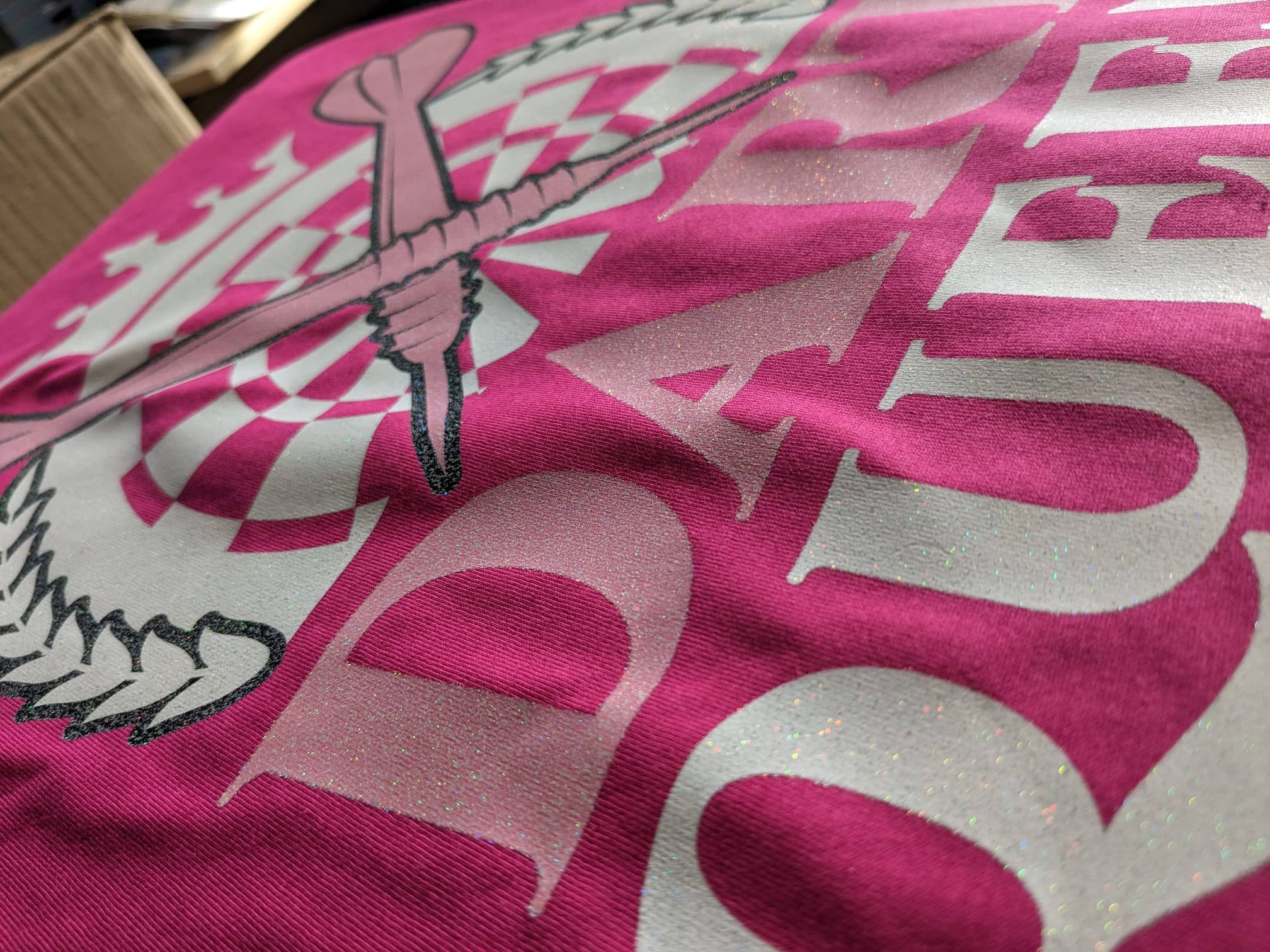 DTF (Direct to Foil) Transfer GLITTER Format A3 | Druckbereich 28 x 38 cm